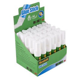 [105282] Espositore 30 colle stick 8gr 6208D30 bianca permanente Scotch®