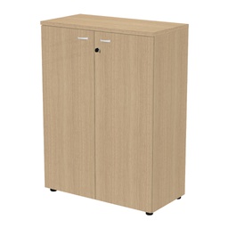 [105387] Armadio modulare a 2 ante medio  90x45,8cmxH123cm rovere