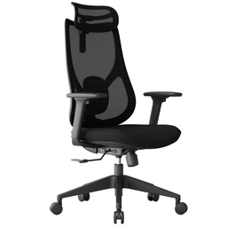 [105414] Seduta semidirezionale c/bracc Linear LIN in rete nero