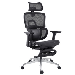 [105417] Seduta ergonomica c/bracc Groove Pro GV1PG in rete autoportante nero