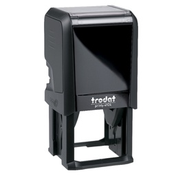 [105419] Timbro di testo quadrato 4924 nero 40x40mm Trodat
