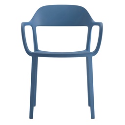 [105434] Seduta attesa Mina con braccioli  in PP blu