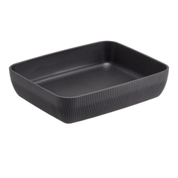 [105512] Vaschetta buffet Norway 32,5x26,5x7,5cm melamina antracite Leone