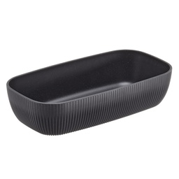 [105513] Vaschetta buffet Norway 32,5x17,6x7,5cm melamina antracite Leone