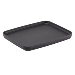 [105514] Vassoio buffet Norway 32,5x26,5x3cm melamina antracite Leone