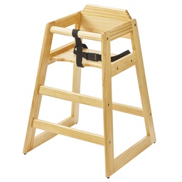 [105516] Seggiolone per bambini 51x48x74cm legno naturale Leone