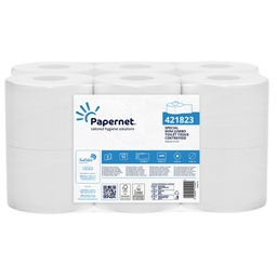 [105538] Carta igienica Centrefeed Mini Jumbo D14,9cm x 112m bianco Papernet
