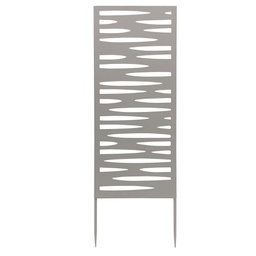 [105576] Pannello decorativo in metallo grigio 30x90cm Verdemax