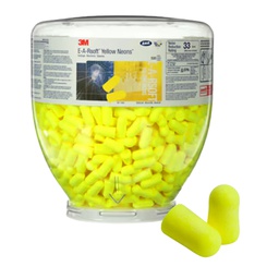 [105582] Conf 500 ricarica inserti auricolari E-A-Rsoft Yellow Neons per boccione 3M