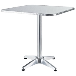 [105607] Tavolo quadrato in alluminio 60x60x70cm Verdelook