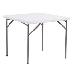 [105632] Tavolo Horeca quadrato bianco in HDPE 86x86x74cm Verdelook