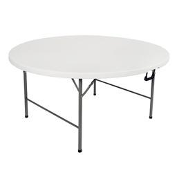 [105633] Tavolo Horeca rotondo bianco in HDPE D150x74cm Vedelook