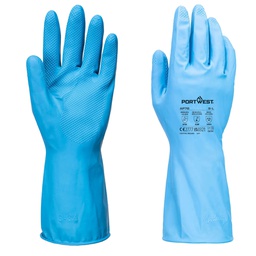 [105676] Conf 12 Guanti per alimenti tg M lattice azzurro Portwest