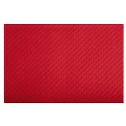 [105706] Conf 500 tovagliette monouso Tiss Lack 30x40cm carta rosso Pro Nappe