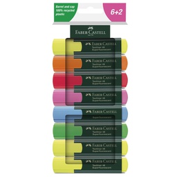 [105710] Astuccio 8 evidenziatori Textliner 48 superflourescente Faber Castell