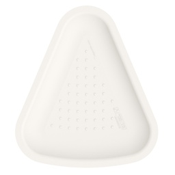 [105715] Conf 125 Vassoi pizza  1/6 23x26cm bianco Signor Bio