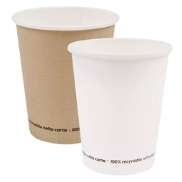 [105722] Conf 50 Bicchieri in carta 350ml avana Signor Bio