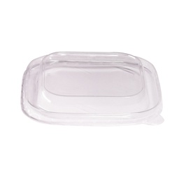 [105732] Conf 50 Coperchi per bowl quadrate 600ml trasparente Signor Bio