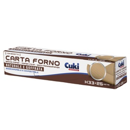 [105733] Rotolo carta forno goffrata 33cmx25m Cuki Professional