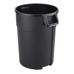 [105855] Pattumiera Cestone Titan 120 Lt nero Rotho