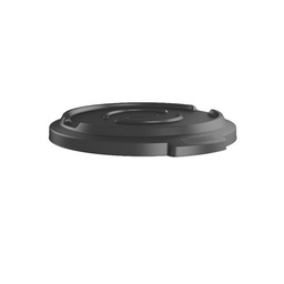 [105856] Coperchio nero per pattumiera Cestone Titan 120 Lt  Rotho