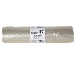 [105865] 10 sacchi rifiuti PCR 120L 90x120cm 60gr neutro Bio Extrusion