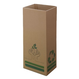[105901] Gettacarte Cardbob 60L 25x35x75cm cartone avana Medial