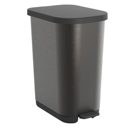 [105906] Pattumiera RIBO con coperchio e pedale  25-40lt Rotho