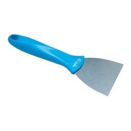 [105912] Raschietto con lama acciaio inox 7,5x2x24cm blu/grigio