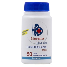 [105914] Barattolo da 50 pastiglie Candeggina Tabs lavanda Germo