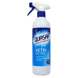 [105919] Detergente per vetri spray Quasar flacone 580ml