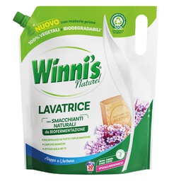 [105938] Detersivo lavatrice ecoformato 1350ml sapone di aleppo e verbena Winni's