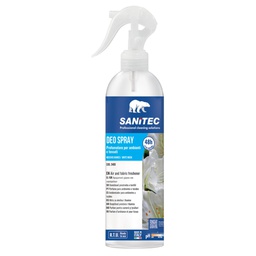 [105948] Profumatore per ambienti e tessuti Deo Spray 300ml muschio bianco Sanitec