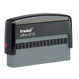 [99098] Timbro di testo rettangolare 4916 nero 70x100mm 72642 trodat