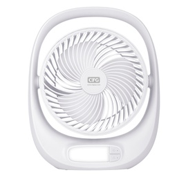 [106080] Ventilatore da tavolo ricaricabile KIMONO  con LED