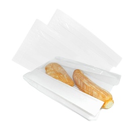 [106107] Conf 1000 sacchetti per alimenti con finestra 14x24cm - 8cm bianco Viva