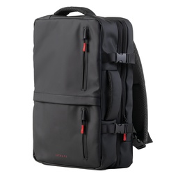 [104219] Zaino Travel Backpack Drop2Go gomma antipioggia dim. 30x15x45cm nero InTempo