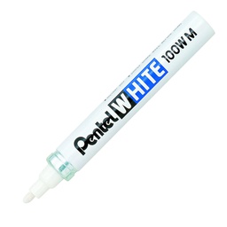 [48841] MARCATORE WHITE X100W-M BIANCO P. 3,9MM A VERNICE