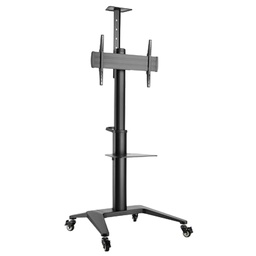 [DACEXCS70600WL] Dacomex - Carrello nero su ruote - 43''-65'' - VESA 600x400 - Max 70 kg