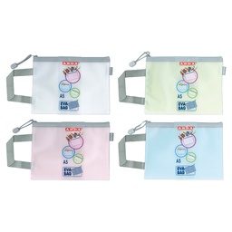 [106152] Busta PP c/bottone Fancy f.to A5 fantasie e colori assortiti Arda