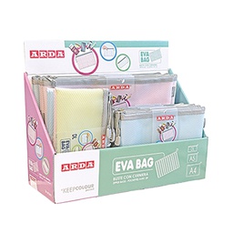 [106153] Expo 36pz busta EVA c/zip formati e colori assortiti Arda