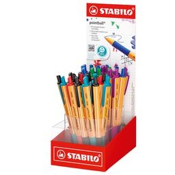 [106163] Expo 38pz penne a sfera pointball® colori assortiti Stabilo