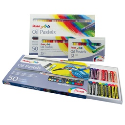 [106169] Expo 30 astucci pastelli a olio colori e confezionamenti assortiti Pentel