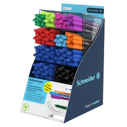 [106173] Expo 185 penne sfera c/cappuccio Vizz punta M colori assortiti Schneider