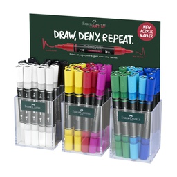 [106183] Expo 54 marcatori acrilici Multimark colori assortiti Faber-Castell
