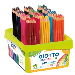 [106189] Schoolpack 192pz matite colorate Colors Smile colori assortiti Giotto