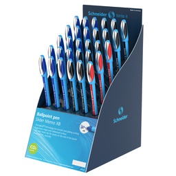 [90622] Expo 30 penne a sfera Slider Memo XB blu/nero/rosso assortiti SCHNEIDER