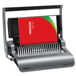[106241] Rilegatrice manuale Quasar+ 500 a dorso plastico Fellowes