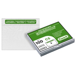 [37131] 100 BUSTE ADESIVE SPEEDY DOC C5 230X165mm FAVORIT