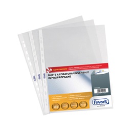 [37634] 100 BUSTE FORATE 22X30 1725/05 STANDARD B.A.FAVORIT AIR
